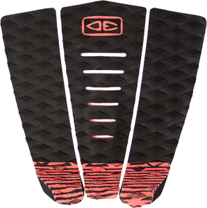 O&E Ocean & Earth Simple Jack 3 PIECE Tail Pad Black/Coral