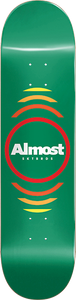 Almost Reflex Skateboard Deck -7.37 Green Hyb DECK ONLY