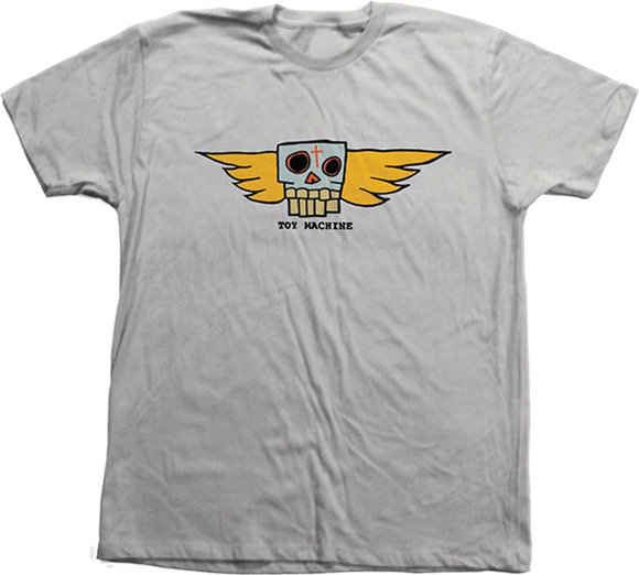 Toy Machine Bad Ass T-Shirt - Size: MEDIUM Silver