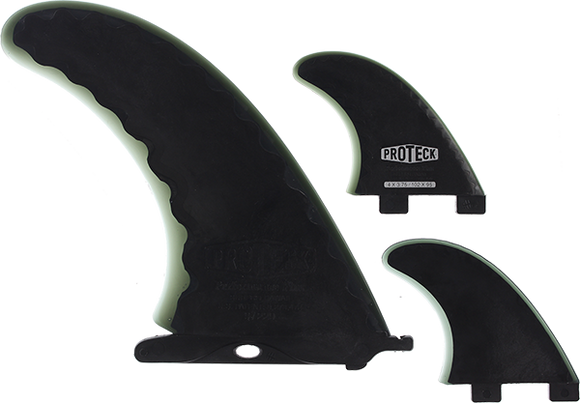 Proteck Perform Fcs Combo 9.0+4.0 Black Surfboard FIN 