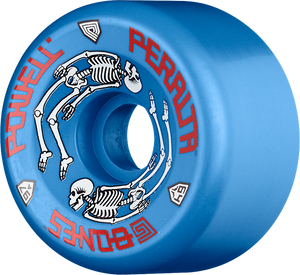 Powell Peralta G-Bones Wheels II 97a 64mm Blue Longboard Wheels (Set of 4)