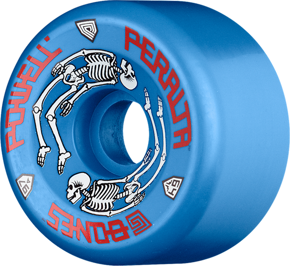 Powell Peralta G-Bones Wheels II 97a 64mm Blue Longboard Wheels (Set of 4)