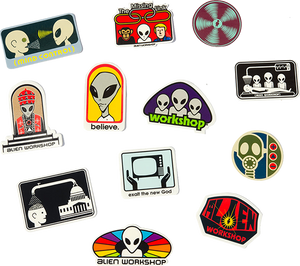 Alien Workshop 12/Pack Assorted Decals Assorted