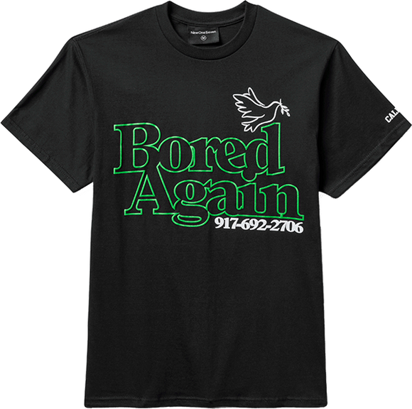 Call Me Bored Again T-Shirt - Size: SMALL Black