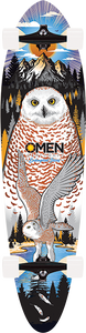 Omen Endangered Snowy Owl Pin Complete Skateboard -9.1x38 