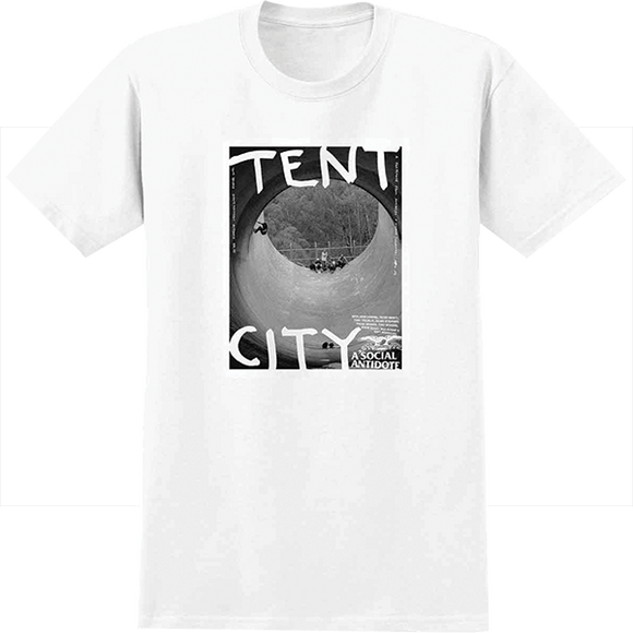 Antihero Tent City T-Shirt - Size: X-LARGE White