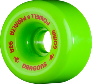 Powell Peralta Df Rat Bones Wheels 60mm 93a Off Green Skateboard Wheels (Set of 4)