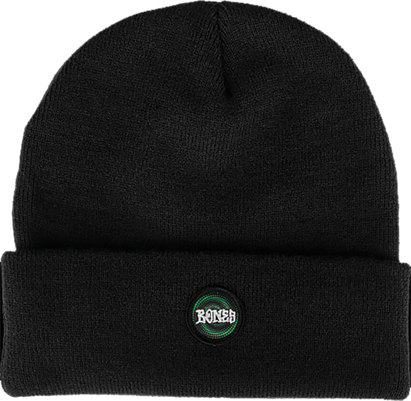 Bones Wheels Wheels Originals BEANIE Black/Green