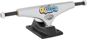 Krux Ortiz K5 Dlk 8.0 Silver/Black Skateboard Trucks (Set of 2)