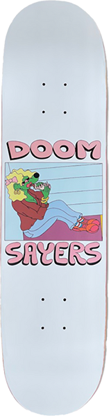 Doom Sayers Lilkool Becky Skateboard Deck -8.0 White DECK ONLY