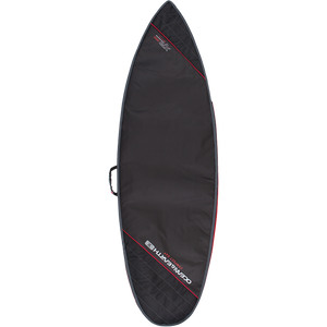 Ocean and Earth - Compact Day Shortboard Cover 6'0" Black/Red