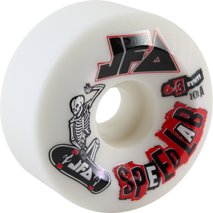 Speedlab Jfa 63mm 101a White Longboard Wheels (Set of 4)