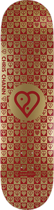 Hs Chann Trinity Skateboard Deck -8.0 Gold Foil DECK ONLY