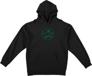 Krooked Trinity Smile Hooded Sweatshirt - SMALL Black/Green