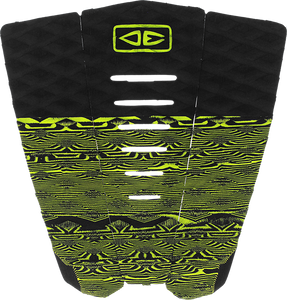 O&E Ocean & Earth Blazed 3 PIECE Tail Pad Lime Green