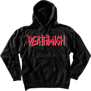 Deathwish Deathspray Hooded Sweatshirt - MEDIUM Black/Red