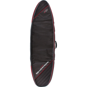 Ocean and Earth - Triple Compact Shortboard Cover 6'0" - Black/Red/Grey