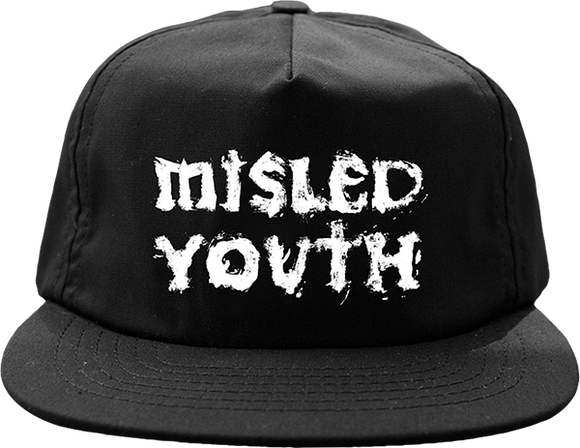 Zero Misled Youth Skate HAT - Adjustable Black/White 