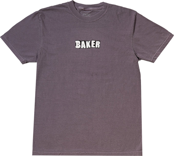 Baker Brand Logo T-Shirt - Size: MEDIUM Wine Wash