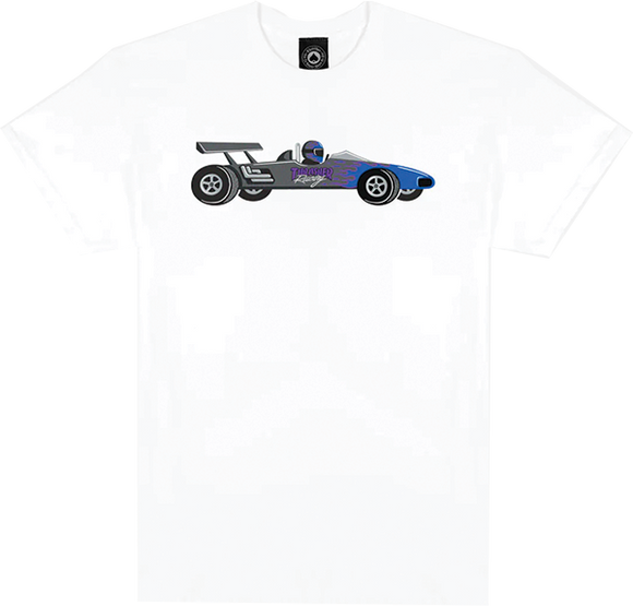 Thrasher Racecar T-Shirt - Size: MEDIUM White