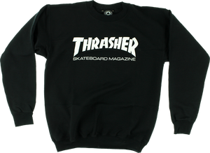 Thrasher Skate Mag Crew Sweatshirt - X-LARGE Black