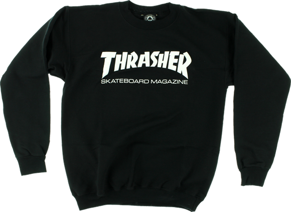 Thrasher Skate Mag Crew Sweatshirt - X-LARGE Black