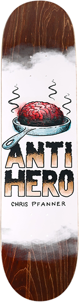 Antihero Pfanner Toasted Skateboard Deck -8.06 DECK ONLY