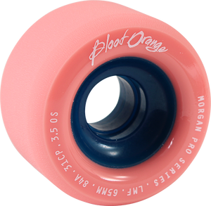 Blood Orange Morgan 65mm 84a Coral Longboard Wheels (Set of 4)