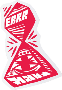 Uma Errr Fark Sticker 6.75"