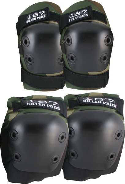 187 Combo Pack Knee/Elbow Pad Set Xs-Camo