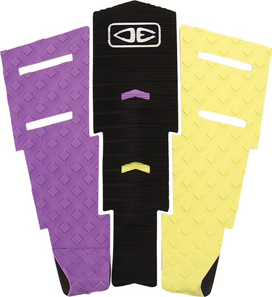 O&E Ocean & Earth Dakoda Walters 3 PIECE Tail Pad Black/Purple/Yellow