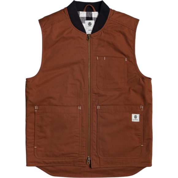 Element Craftman Vest Tortoise Shell