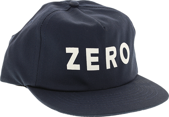 Zero Army Skate Skate HAT - Adjustable Navy/White  