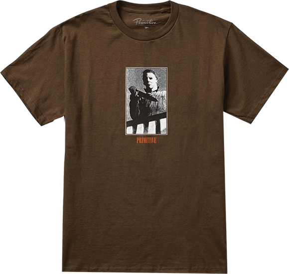 Primitive Slasher T-Shirt - Size: SMALL Brown