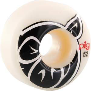 Pig Head Natural 52mm Skateboard Wheels (Set of 4)