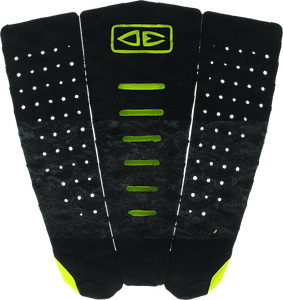 O&E Ocean & Earth Micro Grom 3 PIECE Tail Pad Black/Lime