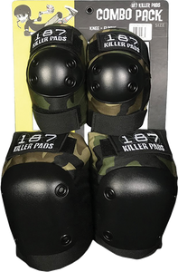 187 Combo Pack Knee/Elbow Pad Set L/XL-Camo