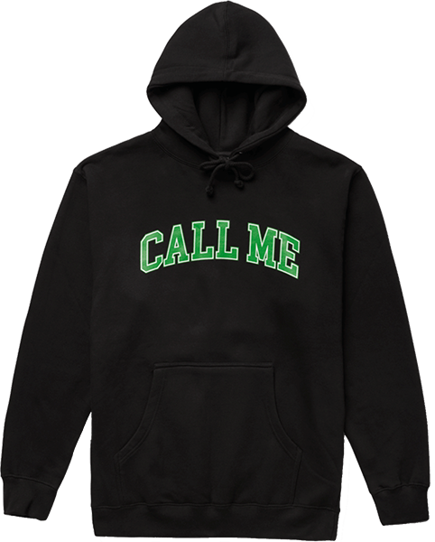 Call Me 917 Call Me Hooded Sweatshirt - X-LARGE Black