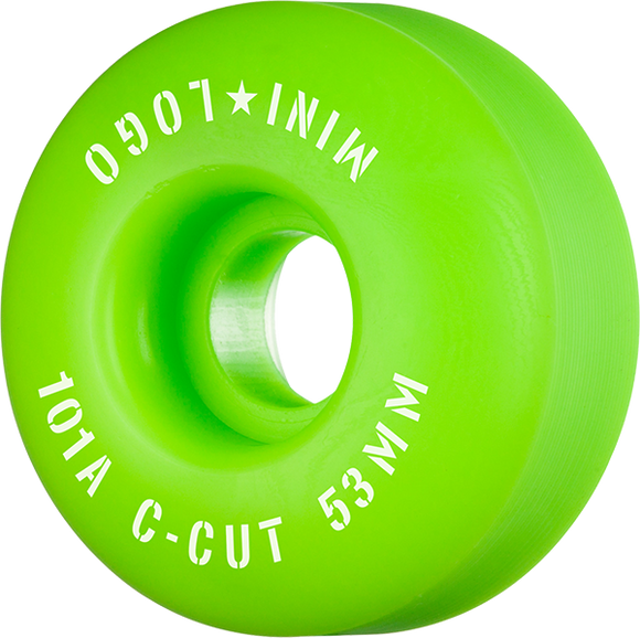 Ml C-Cut 53mm 101a Green  Skateboard Wheels (Set of 4)