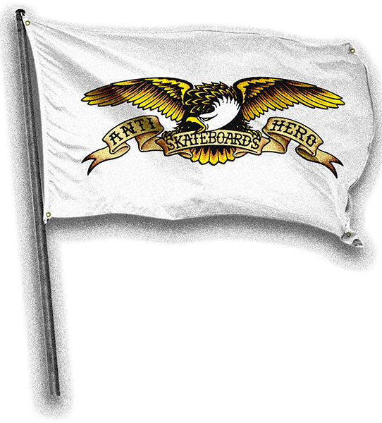 Antihero Eagle Banner White