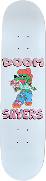 Doom Sayers Flower Girl Skateboard Deck -7.75 DECK ONLY