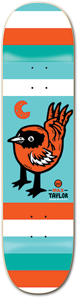 Roger Taylor Moon Bird Skateboard Deck -8.0 DECK ONLY