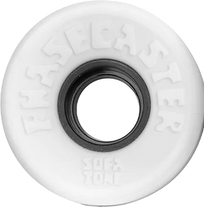 Phasecaster Soft Tone 56mm 78a White Skateboard Wheels (Set of 4)