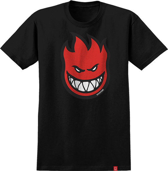 Spitfire Bighead Fill T-Shirt - Size: SMALL Black/Red