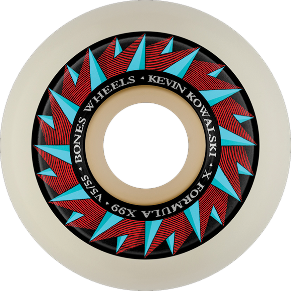 Bones Wheels Kowalski Xf V5 Against The Grain 55mm 99a Nt Skateboard Wheels (Set of 4)