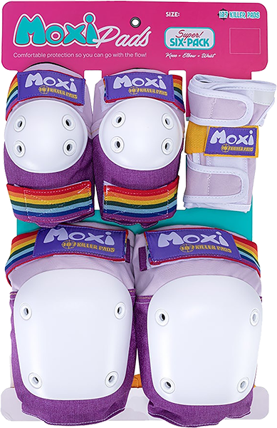 187 6-Pack Pad Set L/Xl-Moxi Lavender 