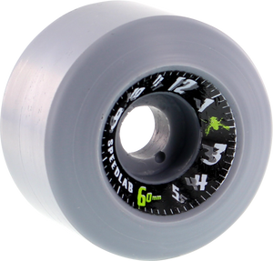 Speedlab Time Flies 60mm 98a Grey Skateboard Wheels (Set of 4)