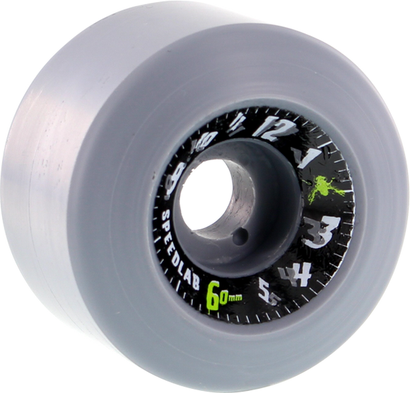 Speedlab Time Flies 60mm 98a Grey Skateboard Wheels (Set of 4)