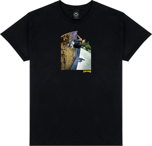 Thrasher Mic-E Wallride T-Shirt - Size: SMALL Black