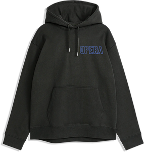 Opera Outline Emb Hooded Sweatshirt - X-LARGE Black